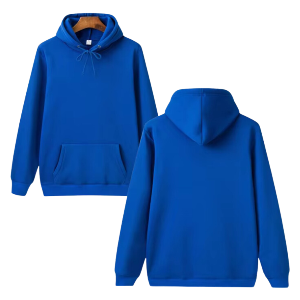 Treandz premium Solid Hoodie Blue Color
