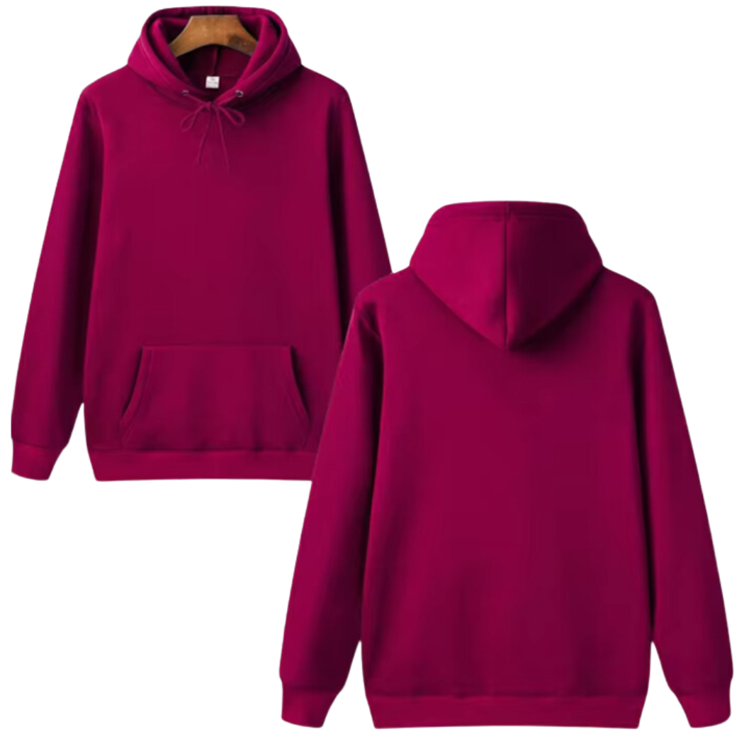 Treandz premium Solid Hoodie Maroon Color