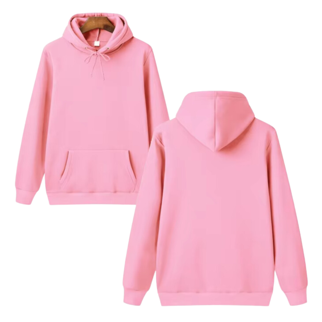 Treandz premium Solid Hoodie Baby- Pink Color