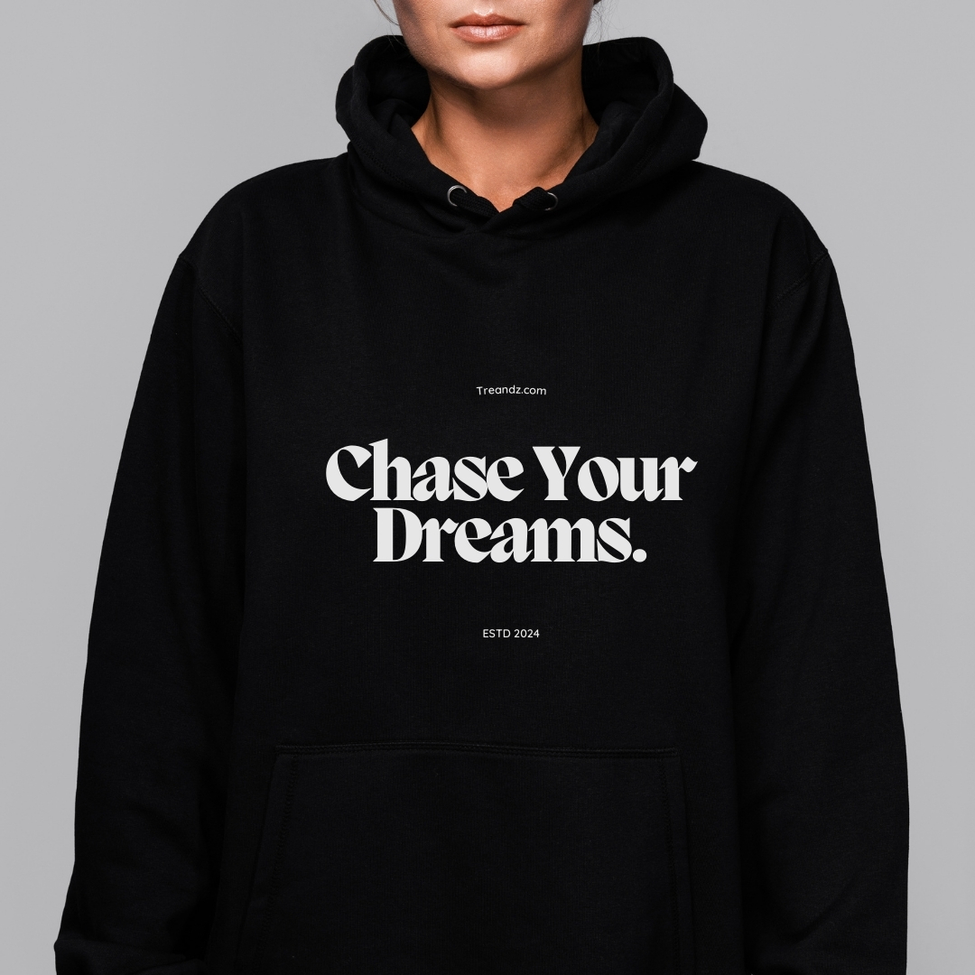 Treandz premium Customized Hoodie Black Color (H002)