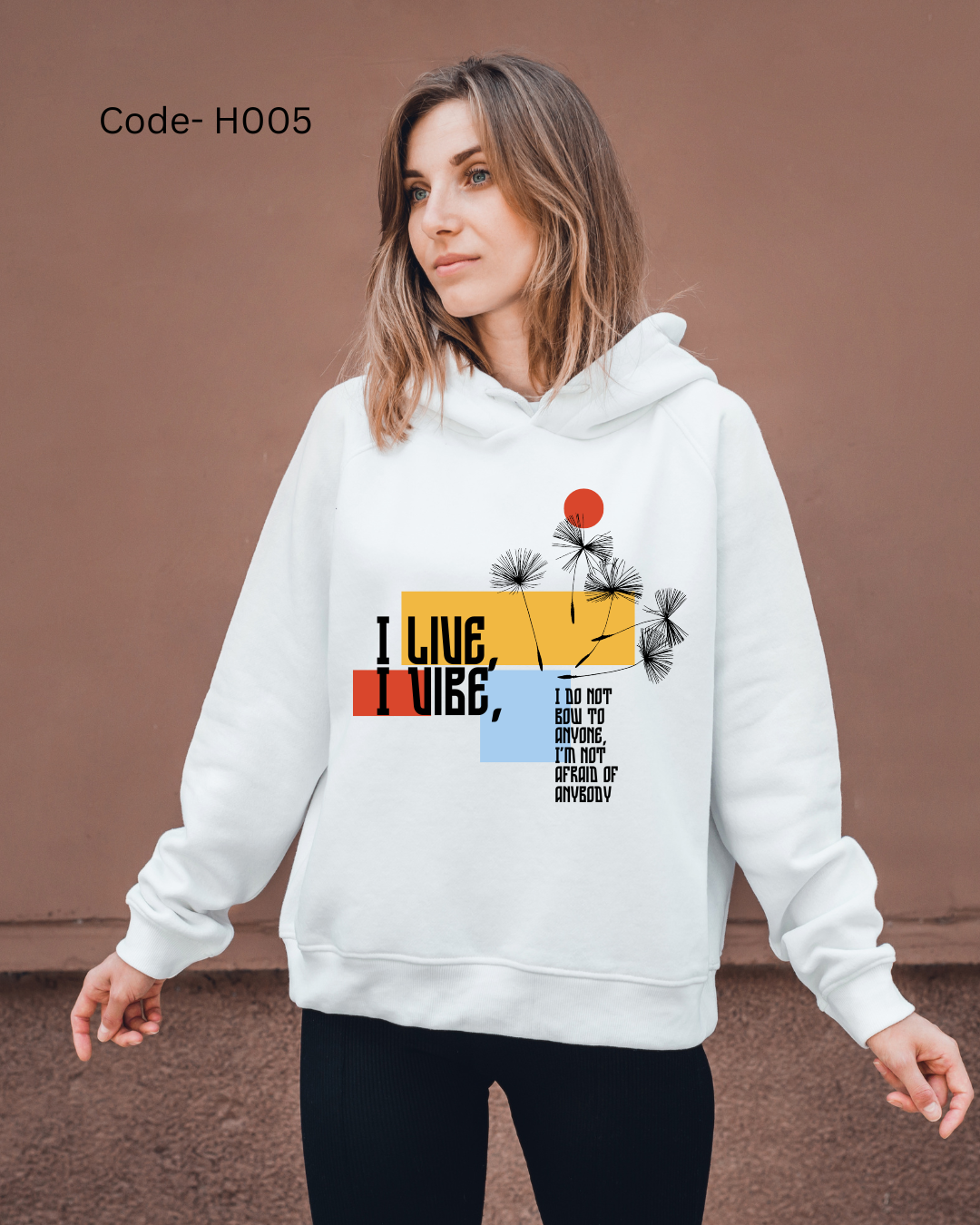 Treandz premium Customized Hoodie White Color (H005)