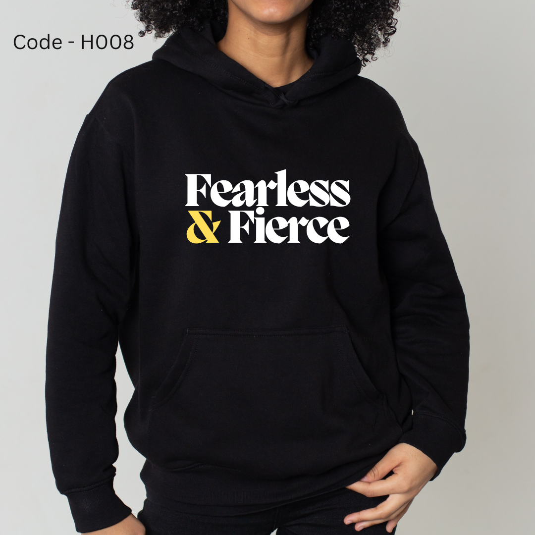 Treandz premium Customized Hoodie Black Color (H008)