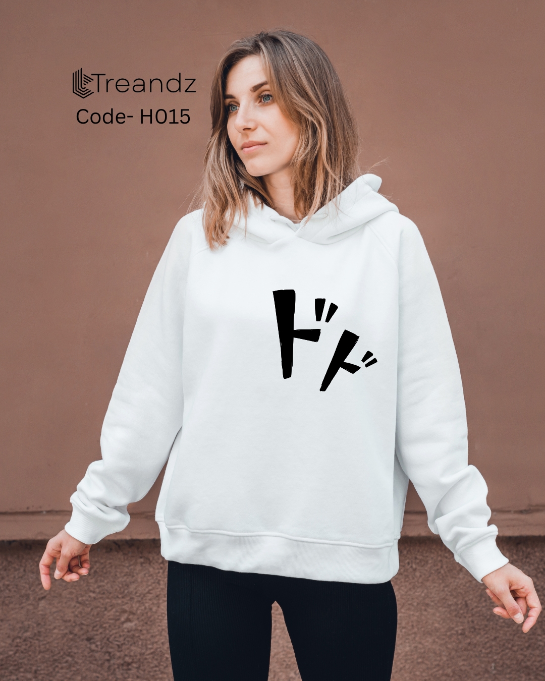 Treandz premium Customized Hoodie White Color (H015)