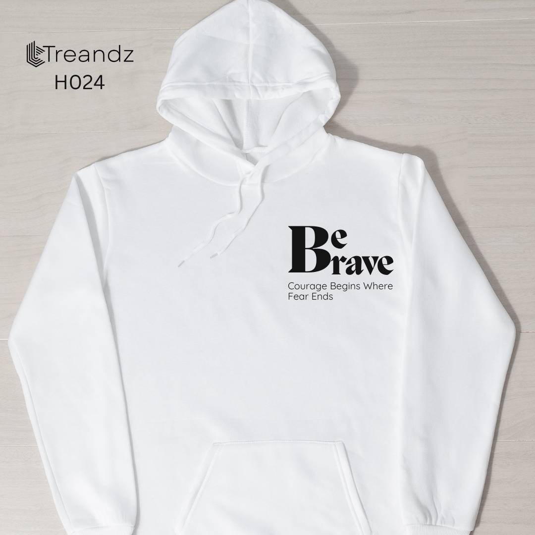 Treandz premium Customized Hoodie White Color (H024)