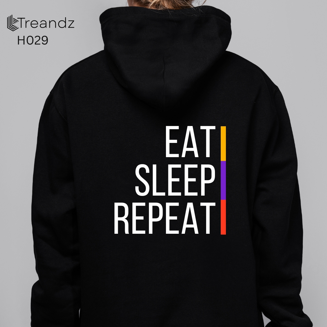 Treandz premium Customized Hoodie Black Color (H029)